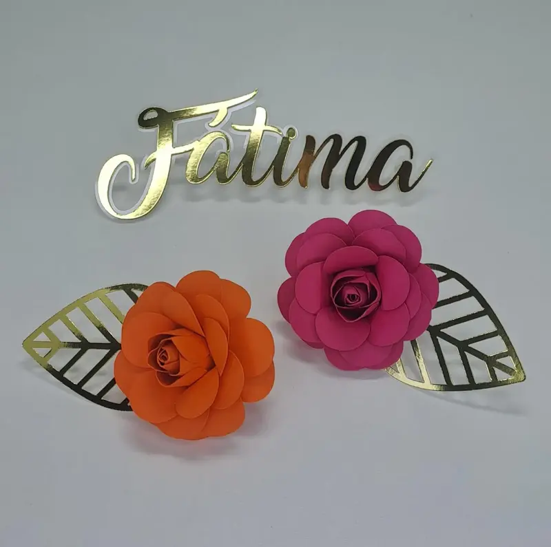 Topo Floral com Nome
