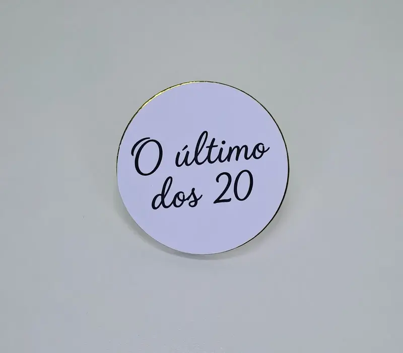 Topo de Bolo com Frase Personalizada