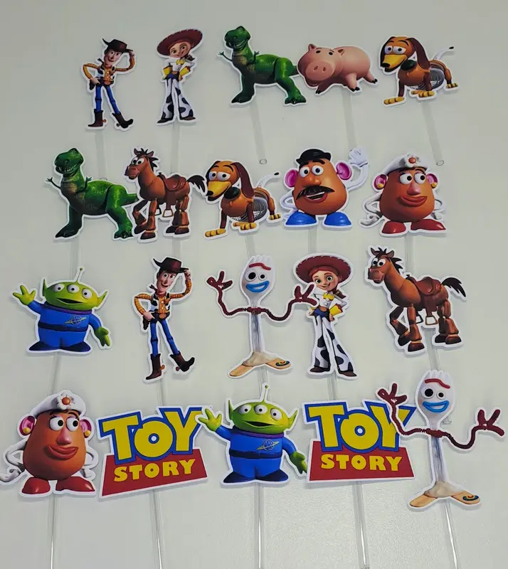 Topper para Cupcake Simples - Tema: Toy Story