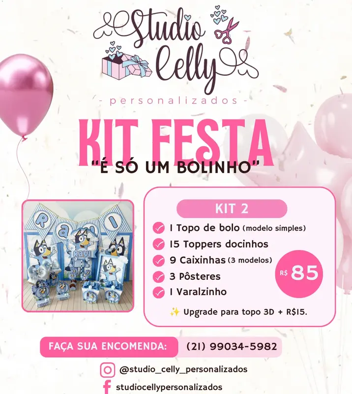 Kit Festa Personalizado – Kit 2