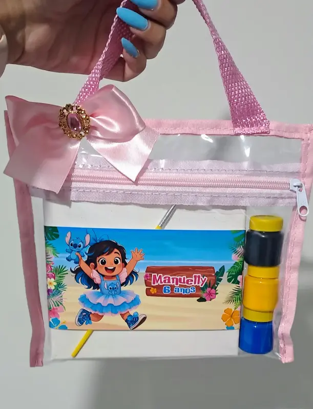 Maletinha de Atividades Personalizada com Kit de Pintura